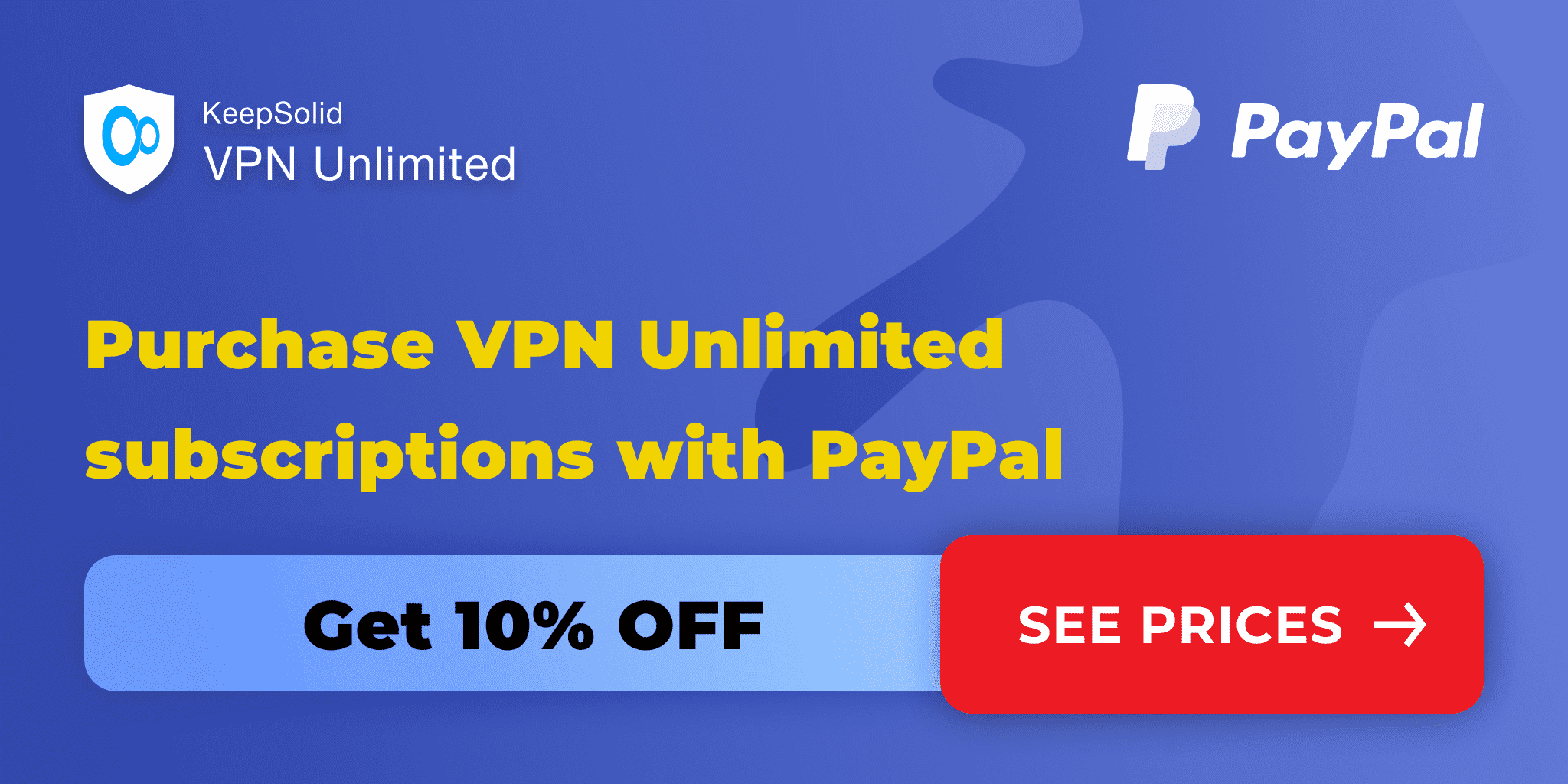 Pay with PayPal for VPN Unlimited plans